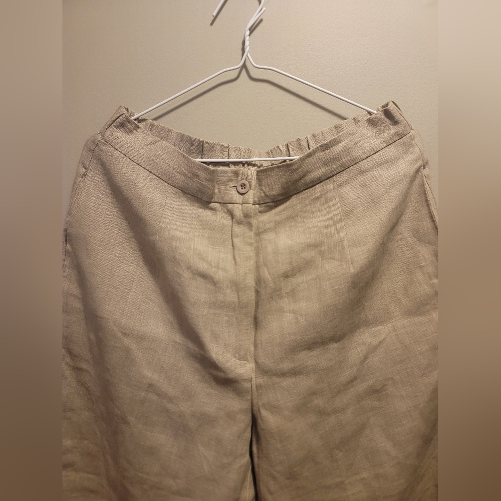 Biscote Taupe/Light Brown/Cream Trousers - Picture 2 of 9